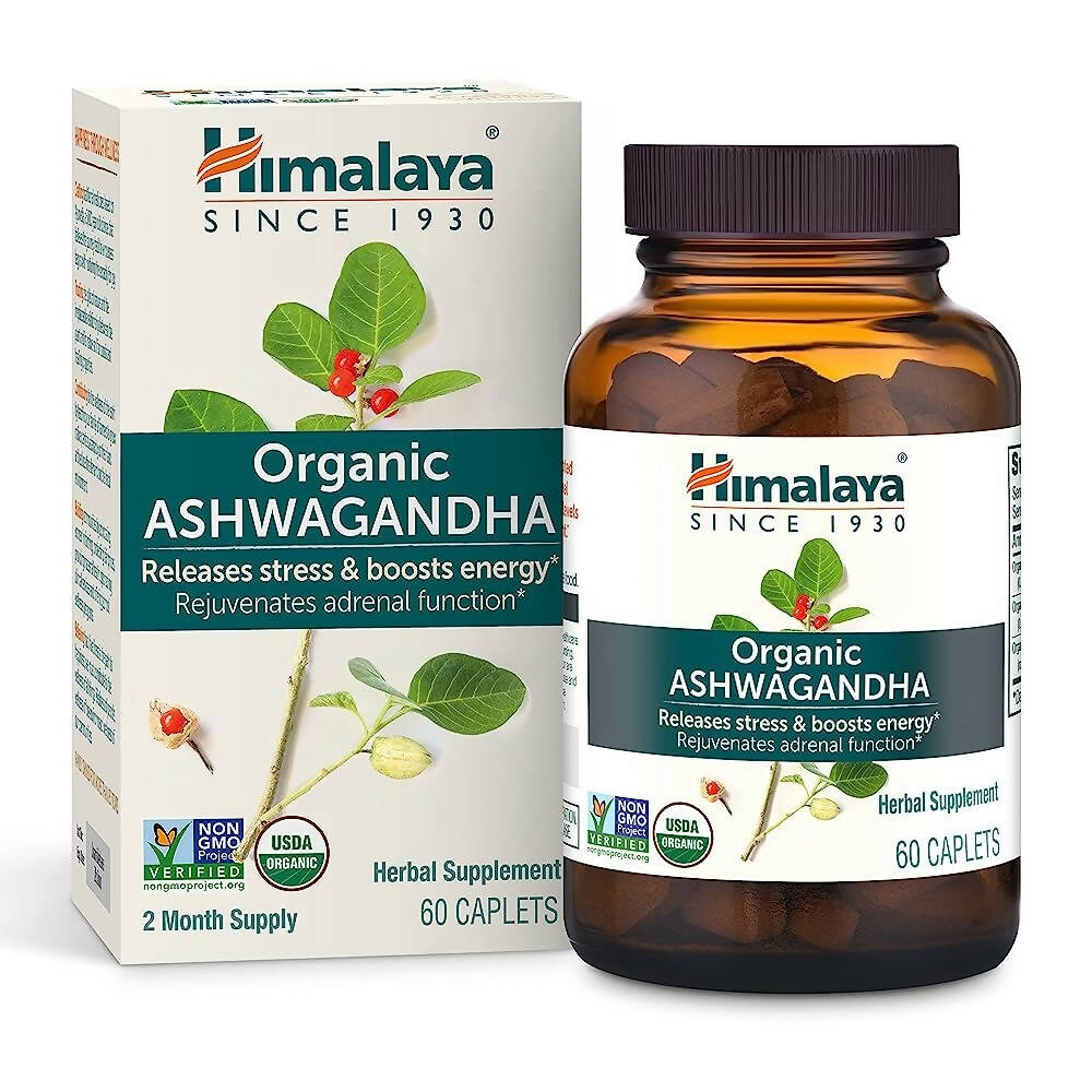 Himalaya Organic Ashwagandha Caplets | Swadesiicart