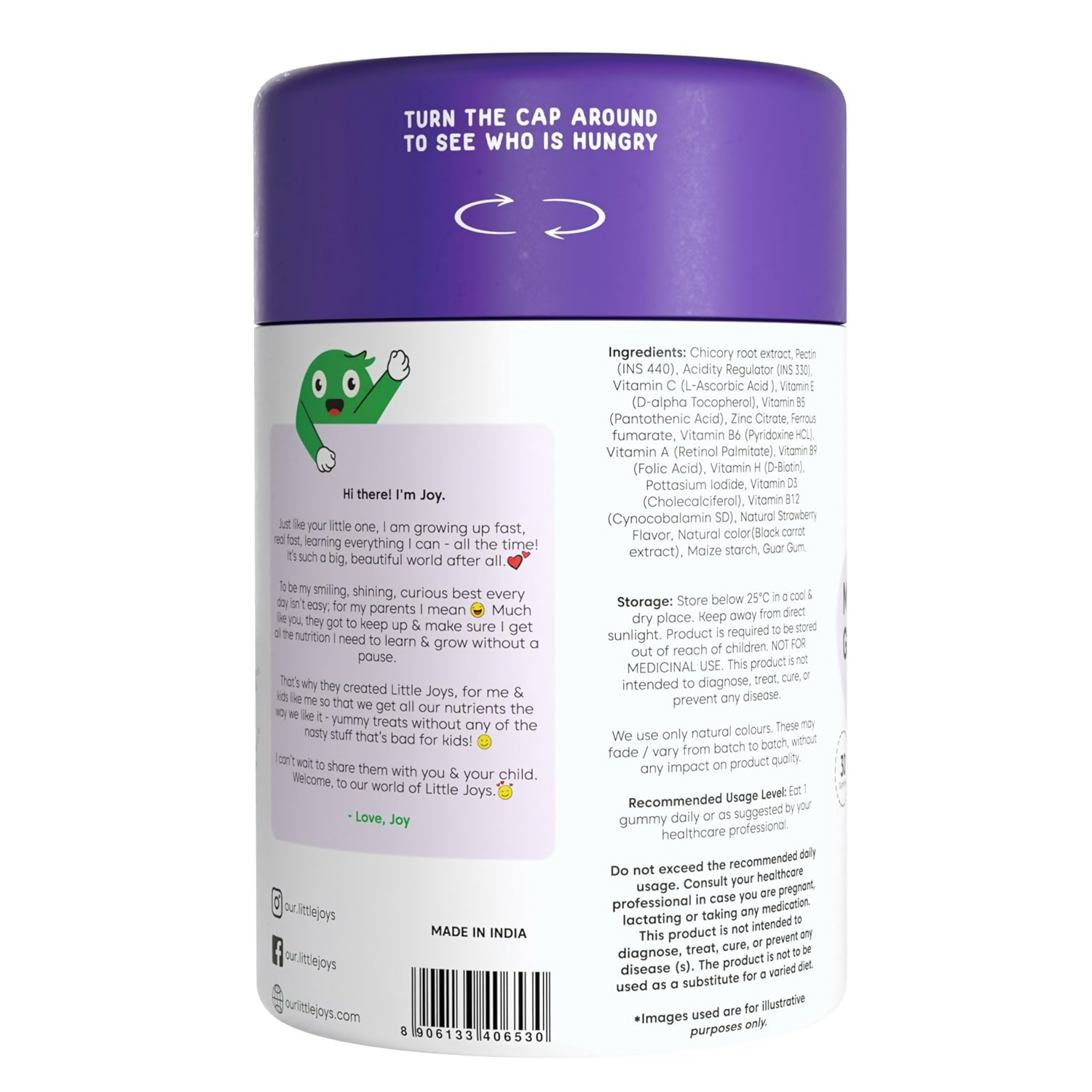 Little Joys Multivitamin Gummies For Mothers - Strawberry Flavor - Swadesiicart
