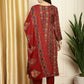 Jyoti Fashion Women's Maroon Pashmina Floral Digital Printed Kurta with Trouser & Dupatta | Swadesiicart