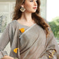Shree Shyam Fashion Linen Light Beige Saree
