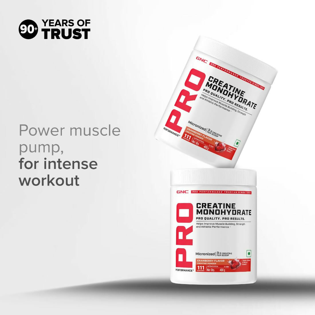 GNC Pro Performance Creatine Monohydrate Cranberry | Swadesiicart