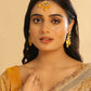 Nuyug Amber Glory Ethnic Earrings & Maang Tikka Set | Swadesiicart