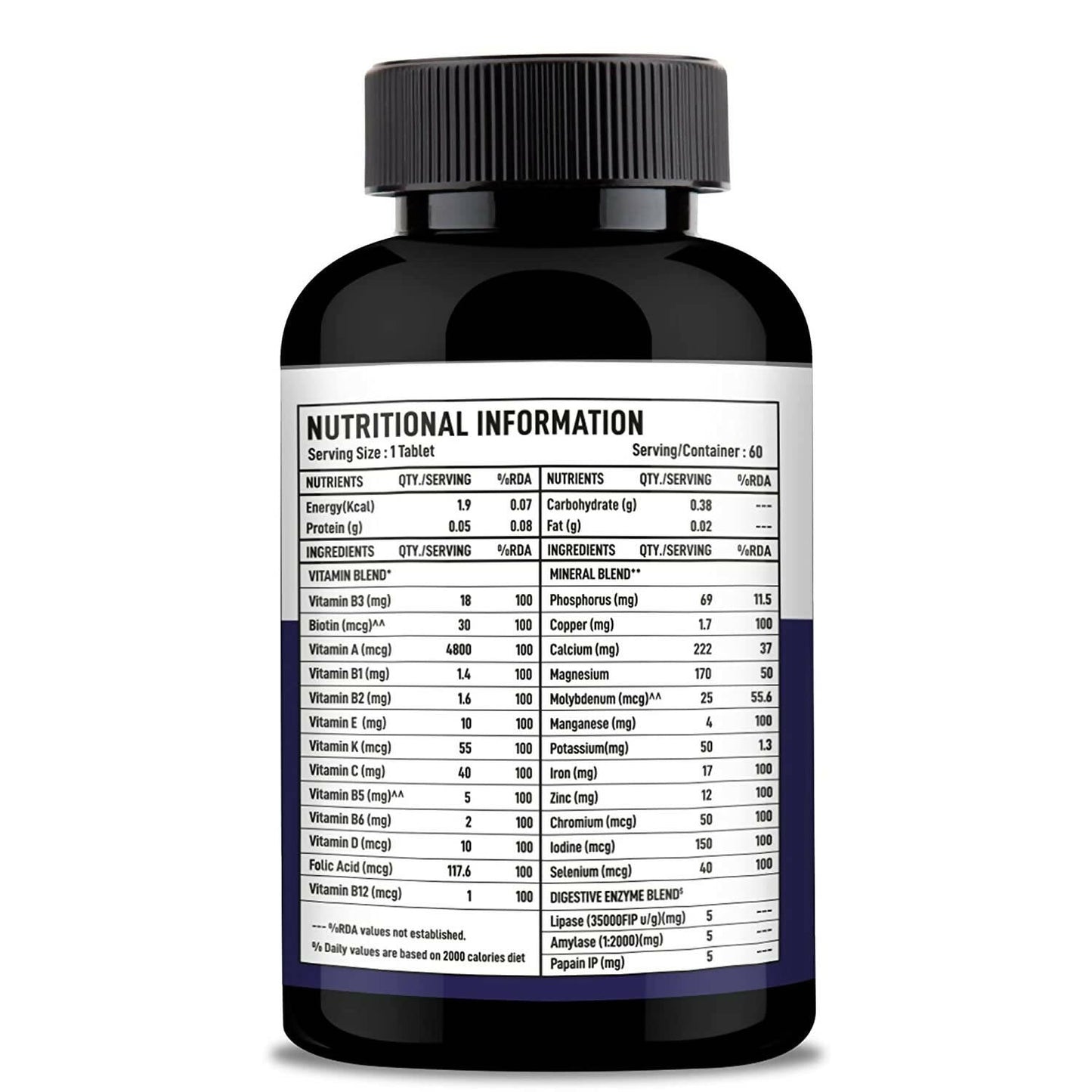Nutracology Multivitamin for Men for Energy Strength & Stamina Tablets - Swadesiicart
