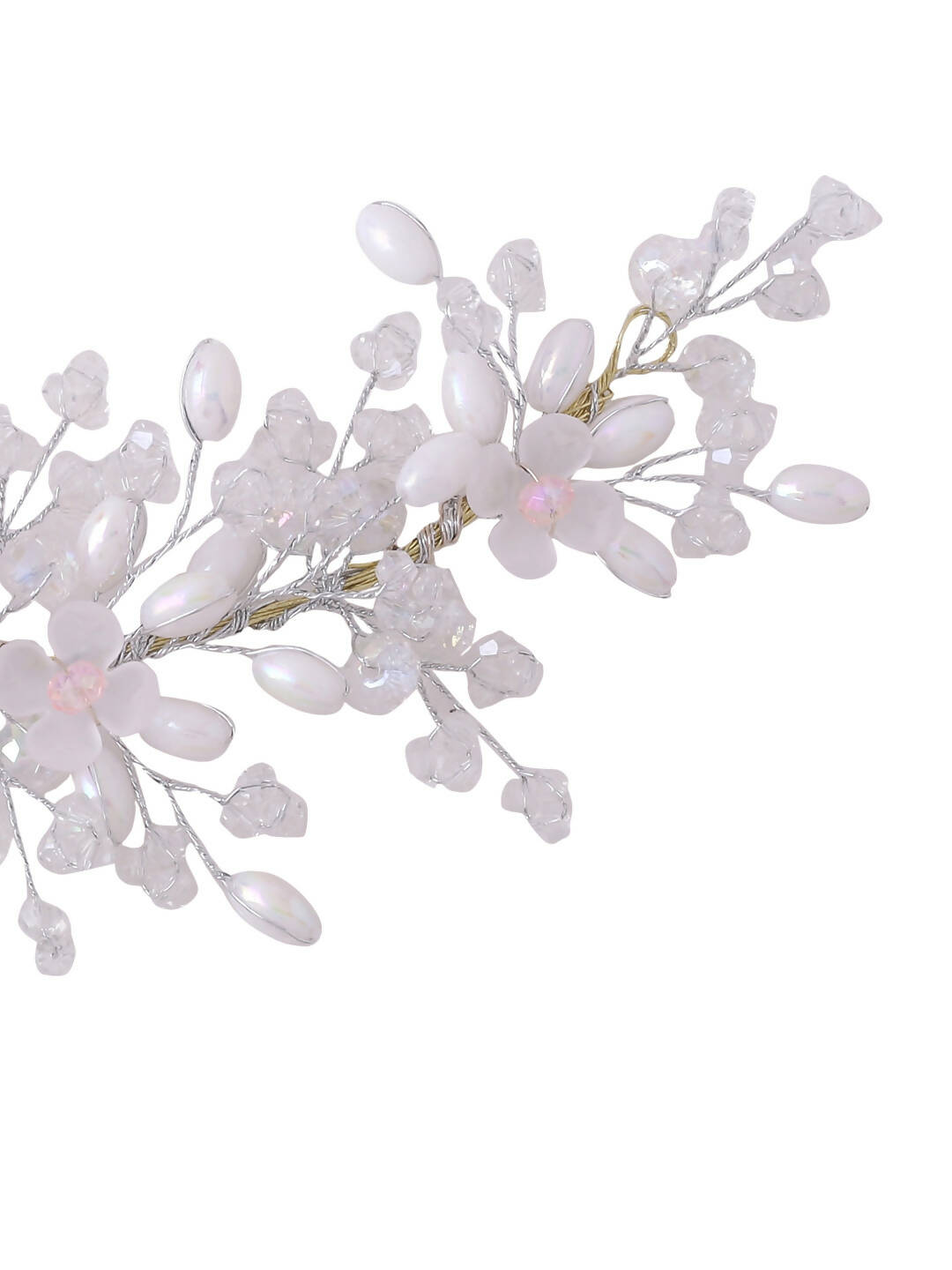 NVR Women's Embellished Beaded Hair Accessory Set | Swadesiicart