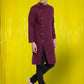 Even Apparels Pure Cotton Maroon Asymetrical Kurta - Maroon | Swadesiicart