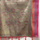 Lorenvalley Fashion Pink Kanjivaram Silk Woven Design with Zari Weaving Saree - Swadesiicart