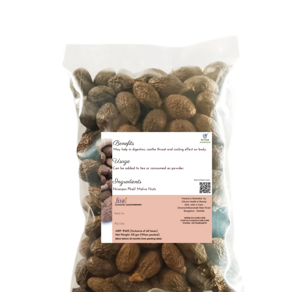 Nxtgen Ayurveda Niranjan Phal (Malva Nut) | Swadesiicart