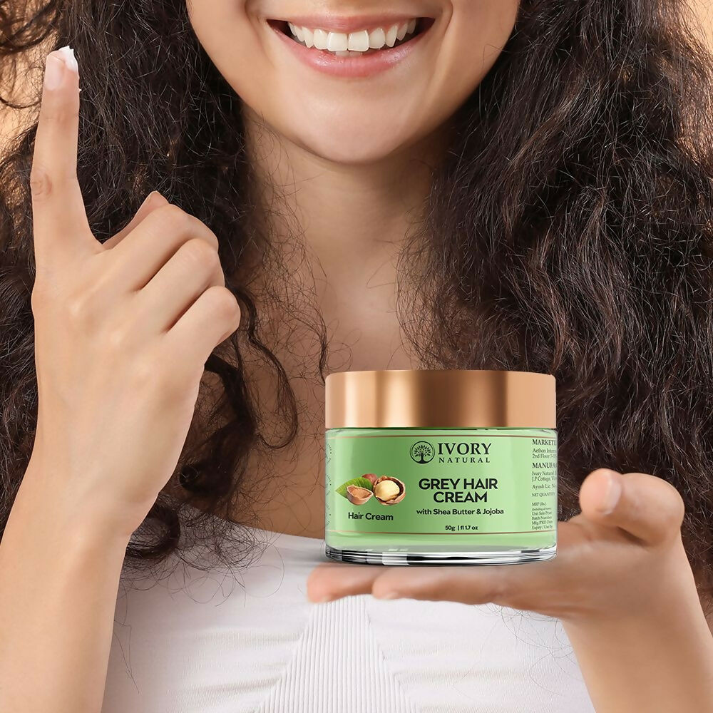 Ivory Natural Cream For Greys Restore Natural Hair Color | Swadesiicart