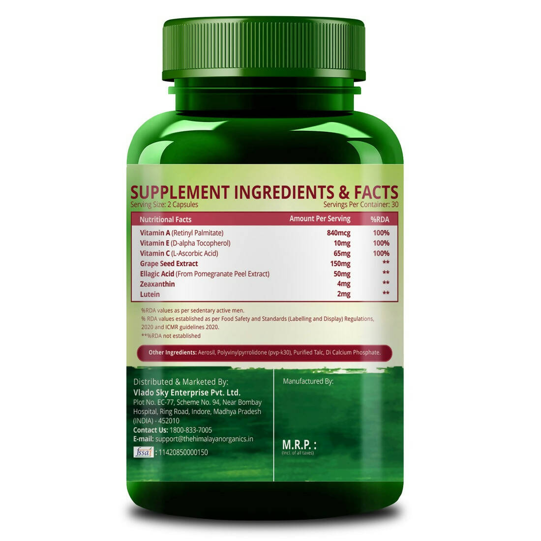 Himalayan Organics Dark Spots Pigmentation Support Capsules | Swadesiicart