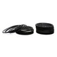 Afast Designer Fancy Party Velvet Bangle/ Kada Set, Black, Metal, Pack Of 48 - Swadesiicart
