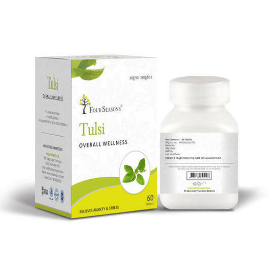 Four Seasons Tulsi Overall Wellness Tablets | Swadesiicart
