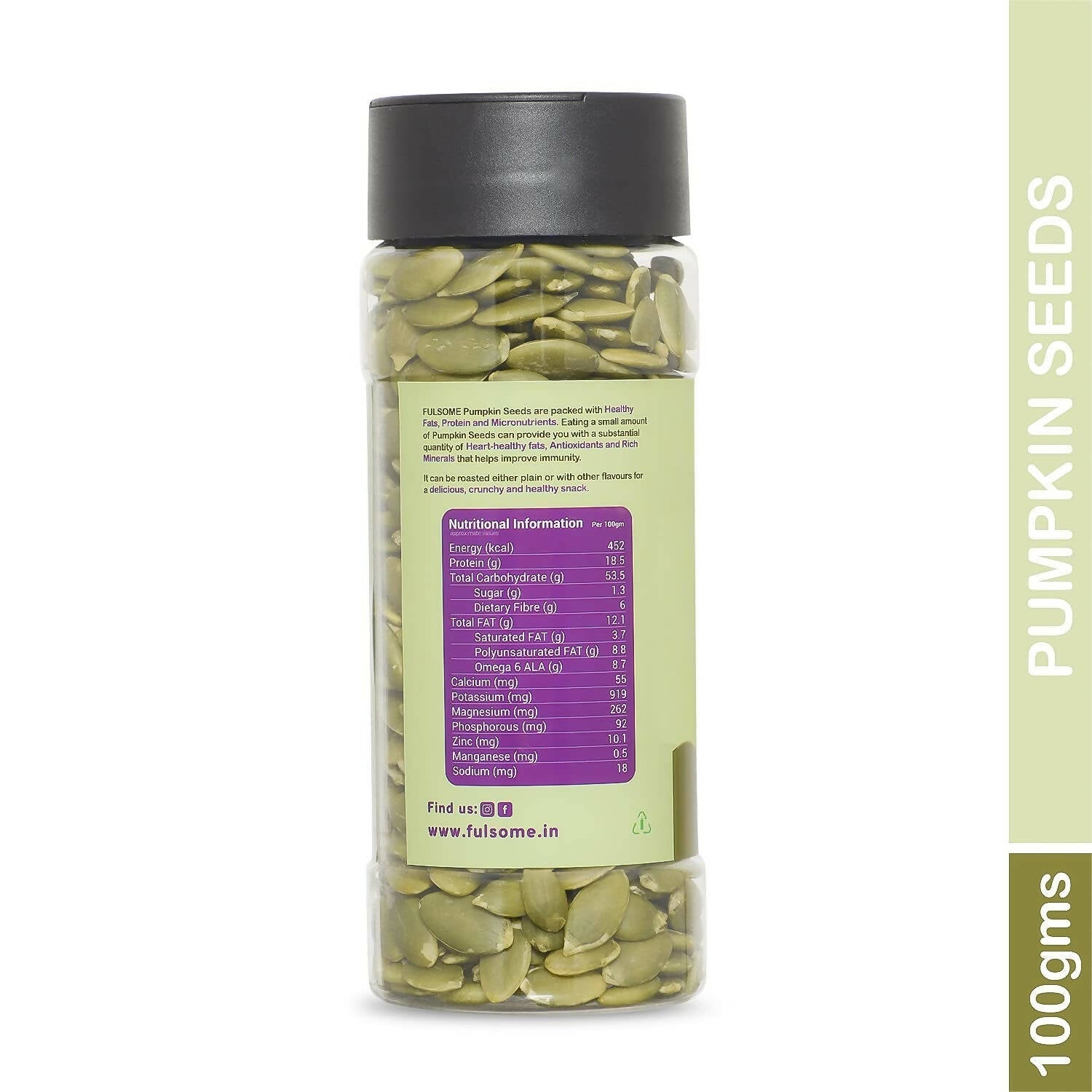 Fulsome Raw Pumpkin Seeds - Swadesiicart