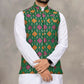 Anaita Green Cotton Straight Kurta Pajama & Kurta With Jequard Work