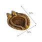 eCraftIndia 4 Pieces Beige Lakshmi & Lord Ganesha Diyas | Swadesiicart