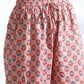 Breathables Women’S Loungewear Long Kurta Co-Ord Set Cotton Pink Indian Motif Butta Print