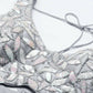 House of Panchhi Grey Organza Sequins & Zarkan embroidery Lehenga choli & Dupatta | Swadesiicart