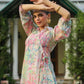 Women's Casual Fashionable Multi Mull Cotton co-ord set - Anya - Swadesiicart