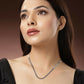 NVR Women's Silver-Toned German Silver Oxidised Chain - NR Retail-NVR