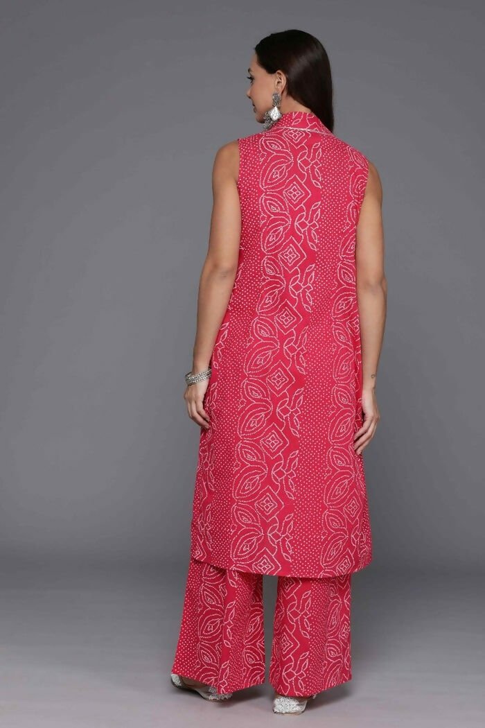 Ahalyaa Women's Traditional Wear Co-ods - Pink - Swadesiicart
