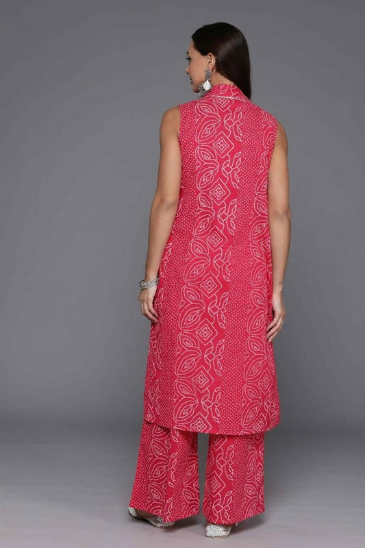 Ahalyaa Women's Traditional Wear Co-ods - Pink - Swadesiicart
