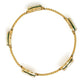 Antique Finish Kundan bangle - Ruby Raang | Swadesiicart