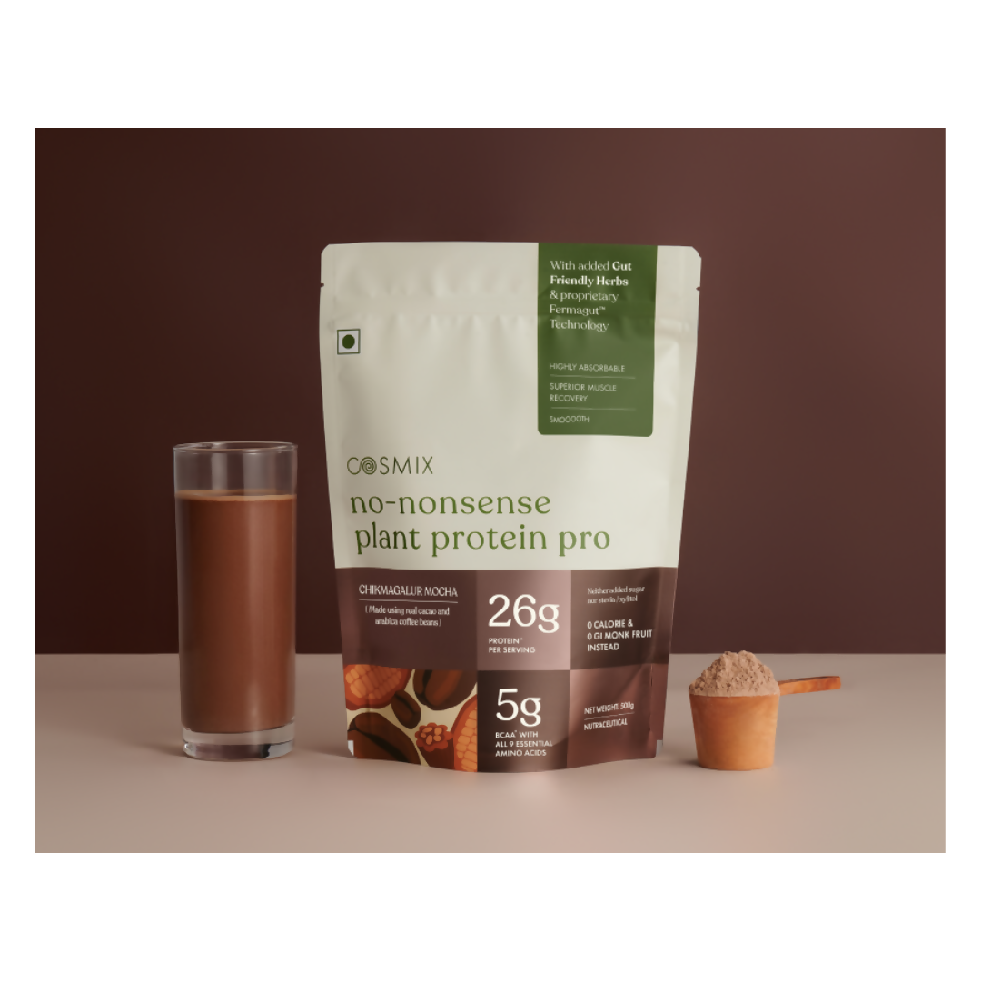 Cosmix no nonsense Plant Protein Pro Chikmagalur Mocha | Swadesiicart