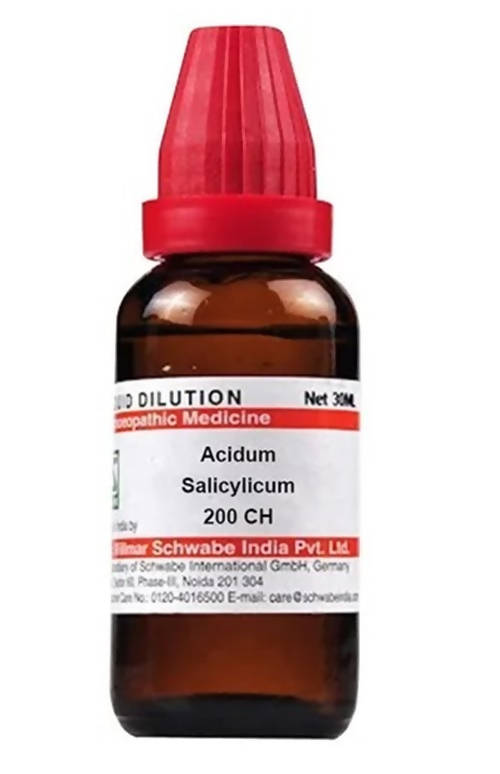 Dr. Willmar Schwabe India Acidum Salicylicum Dilution | Swadesiicart