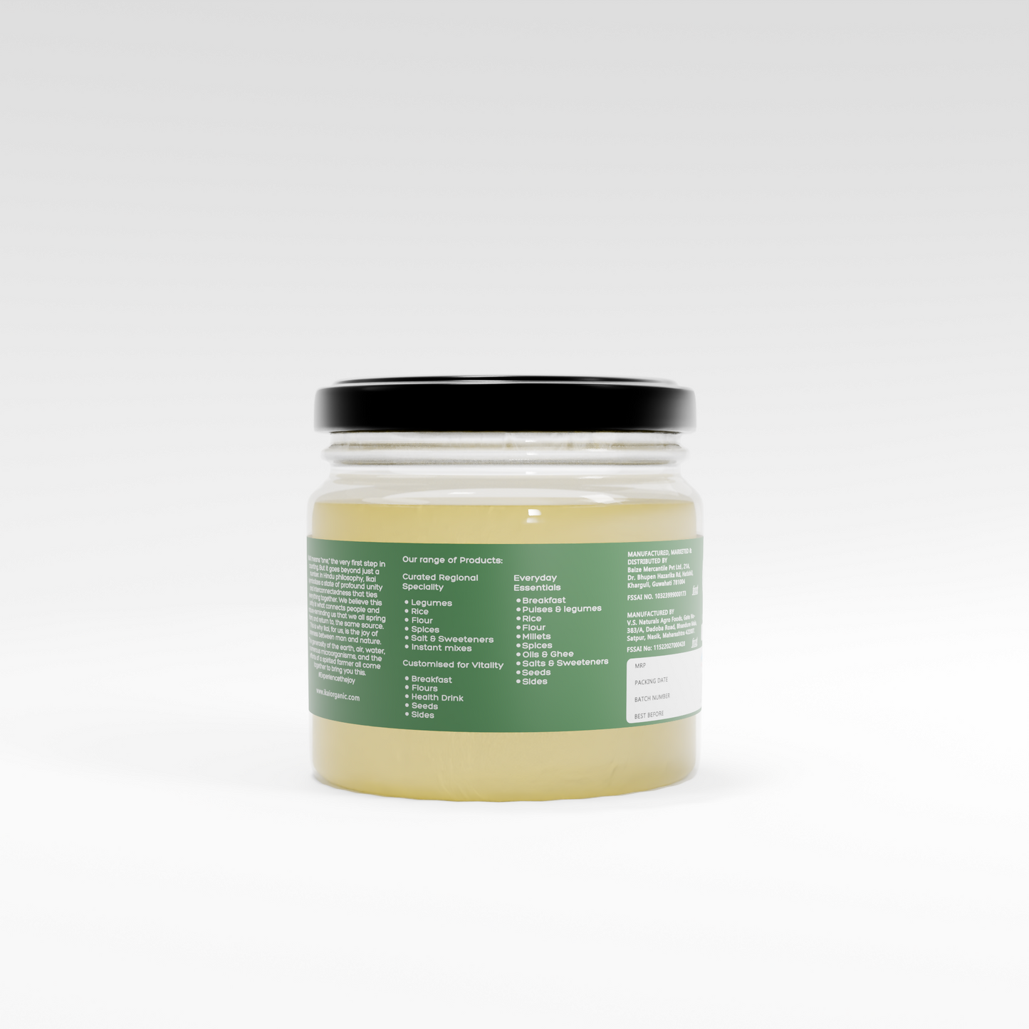 5 - Organic Desi cow ghee - 250g