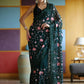 Vamsee Ashi Green Georgette Saree - Swadesiicart