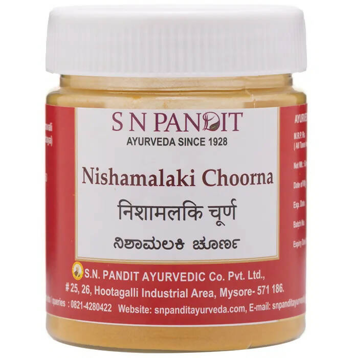 S N Pandit Ayurveda Nishamalaki Choorna - S N Pandit Ayurvedic