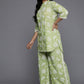 Ahalyaa Women's Traditional wear Co-ords - Green - Swadesiicart