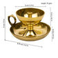 Spillbox Gold-Toned Brass Nandha Sampat Diya Pooja Essential | Swadesiicart