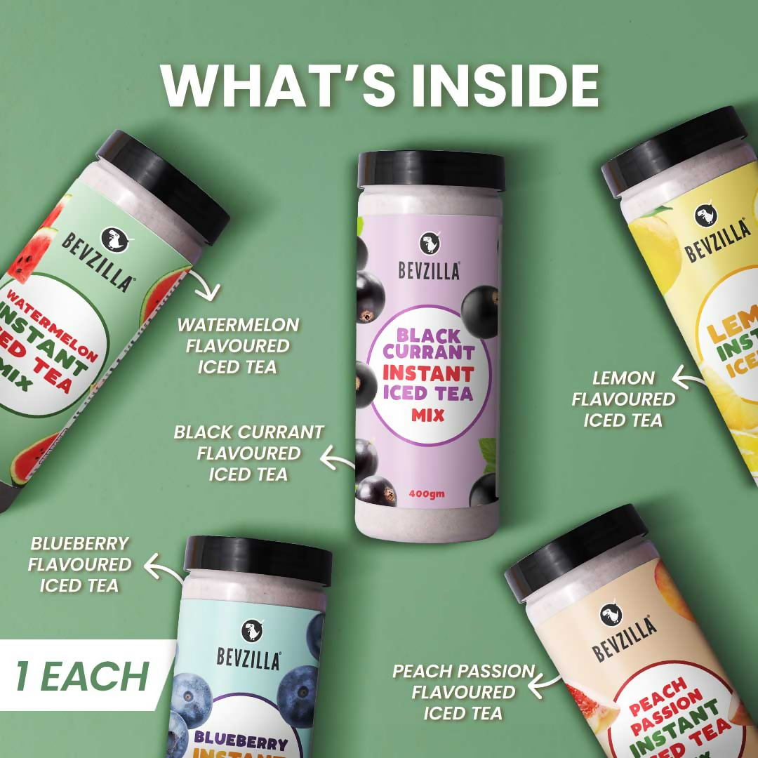 Bevzilla Iced Tea 5 Flavours | Swadesiicart