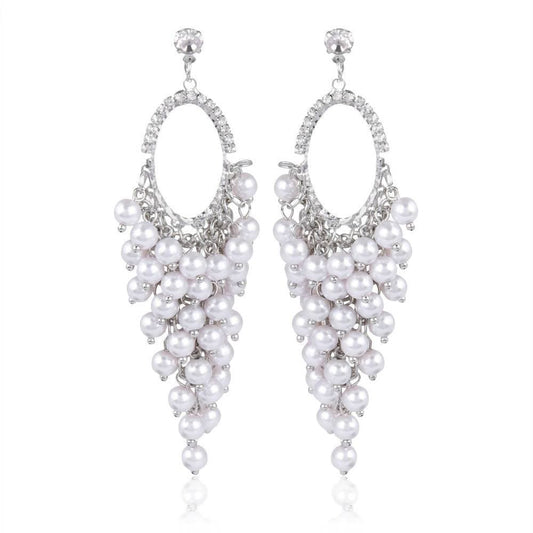 Trendoo Jewelry Silver Diamonds Beautiful Drops | Swadesiicart