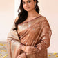Joban Fashion Copper Pure Banarasi Tissue Saree | Swadesiicart