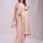 Shree Shyam Fashion Organza Peach Saree