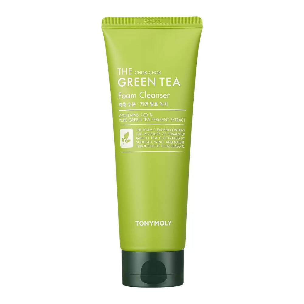 Tonymoly The Chok Chok Green Tea Foam Cleanser - Korean Skincare | Swadesiicart