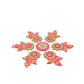 Kundan HandiKrafts Designer Flowed Rangoli Pink (Baby) - Swadesiicart