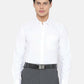 Ramraj Cotton Mens Full Sleeve Formal 100 % Cotton White Shirt | Swadesiicart