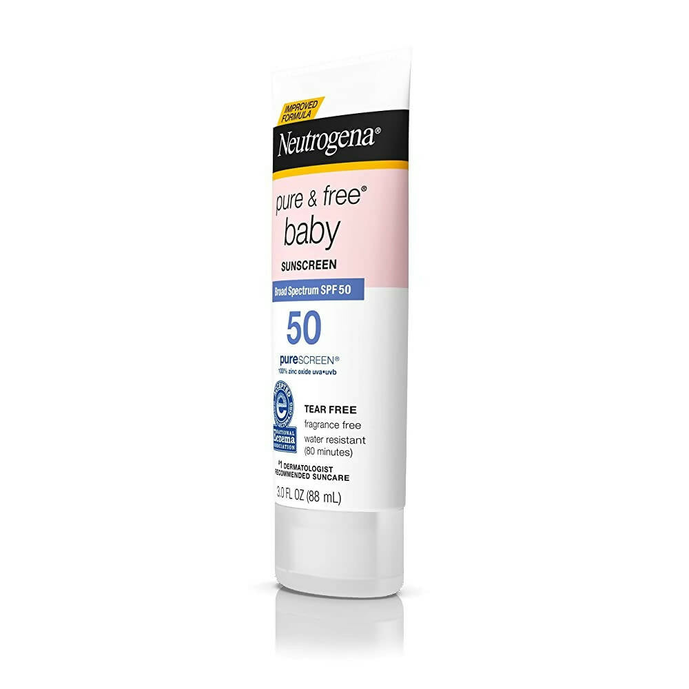 Neutrogena Pure & Free Baby Sunscreen Broad Spectrum SPF 50 - Swadesiicart