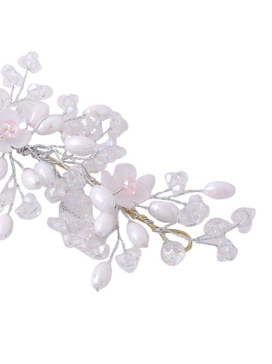 NVR Women's Embellished Beaded Hair Accessory Set | Swadesiicart