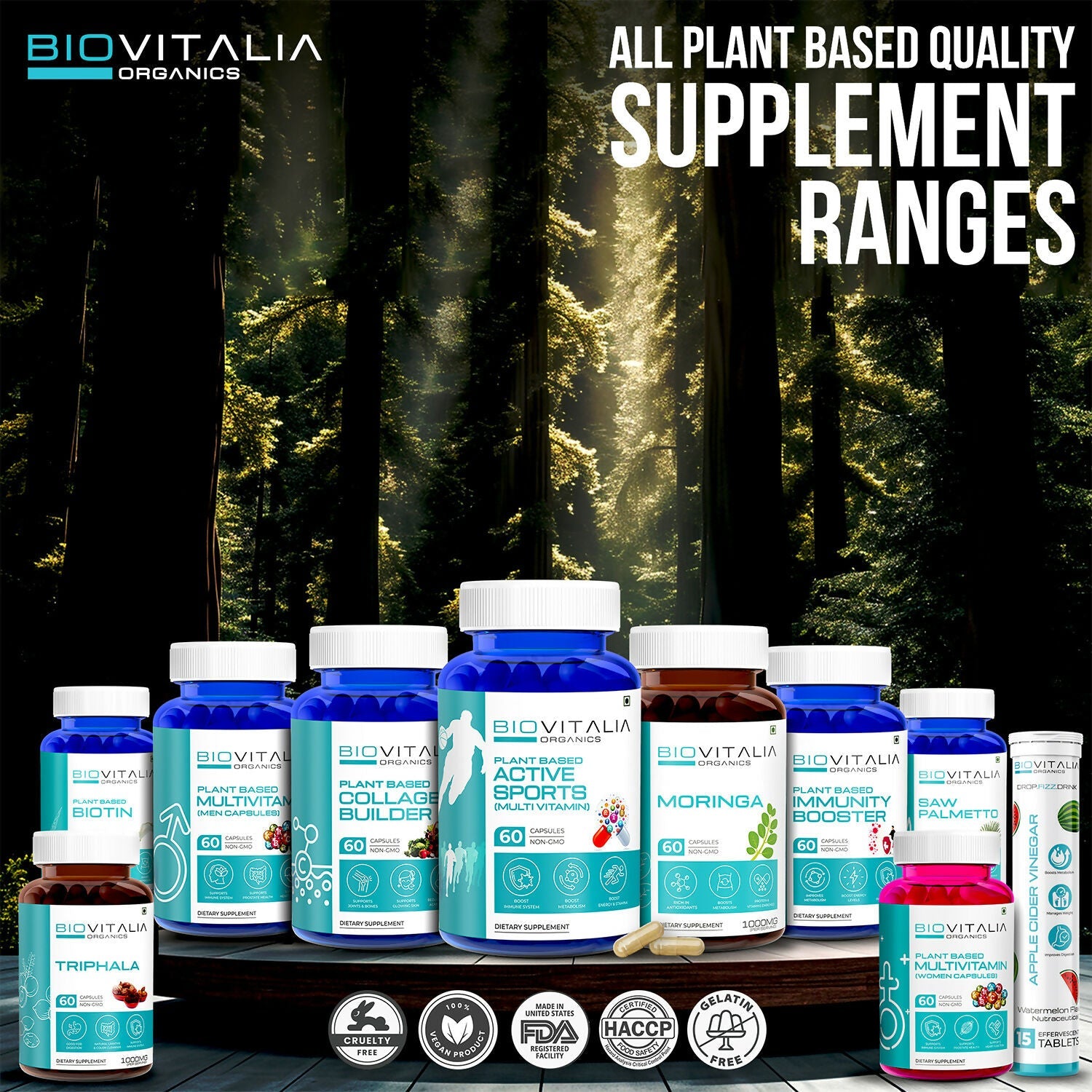Biovitalia Organics Nitric Oxide Capsule L-Arginine | Swadesiicart