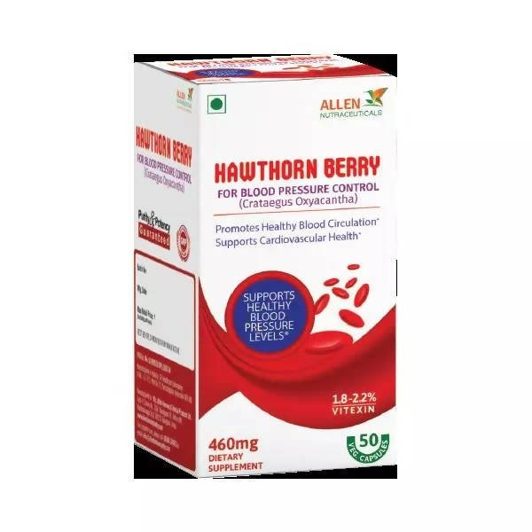 Allen Homeopathy Hawthorn Berry Capsules | Swadesiicart