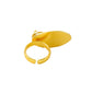 NVR Women's Western Gold-Polished Ajustable Finger Ring | Swadesiicart