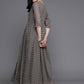 Ahalyaa Women's Traditional wear Kurta Set - Grey | Swadesiicart