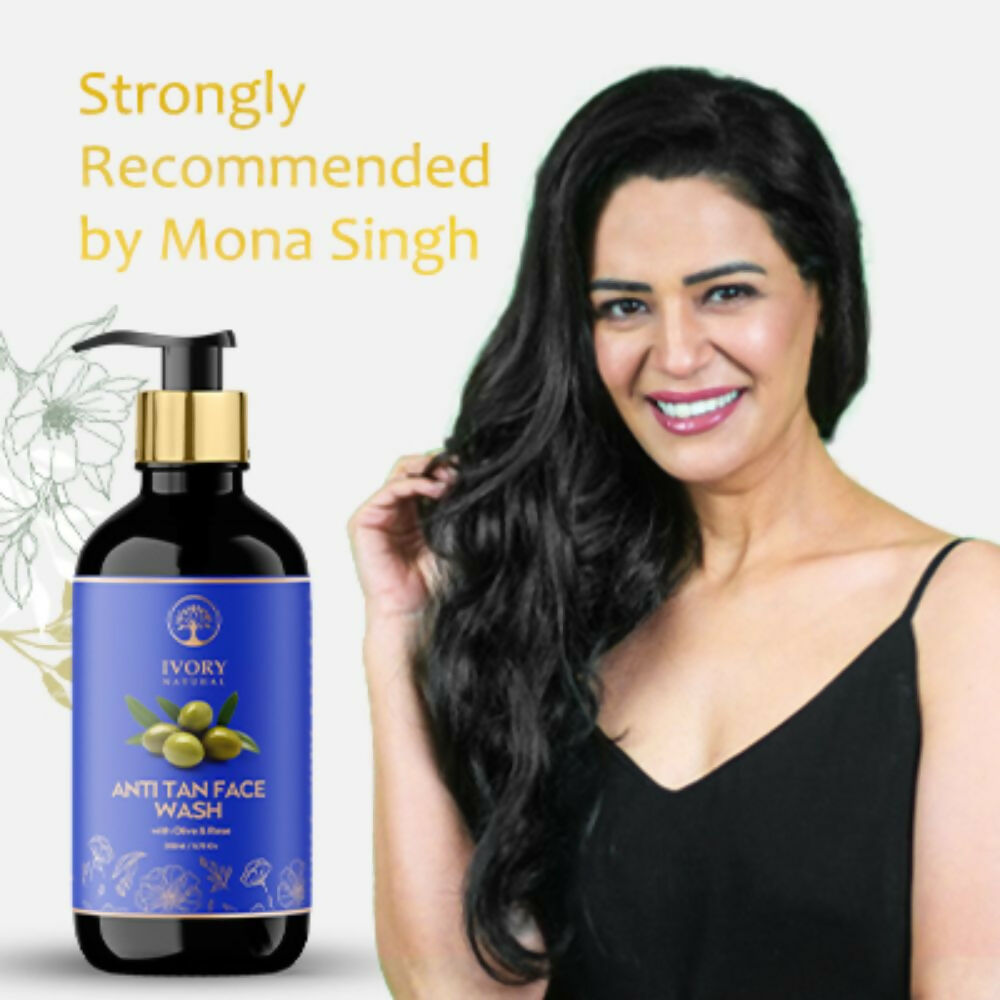 Ivory Natural Tan Face Wash For Crystal Clear And Radiant Skin | Swadesiicart
