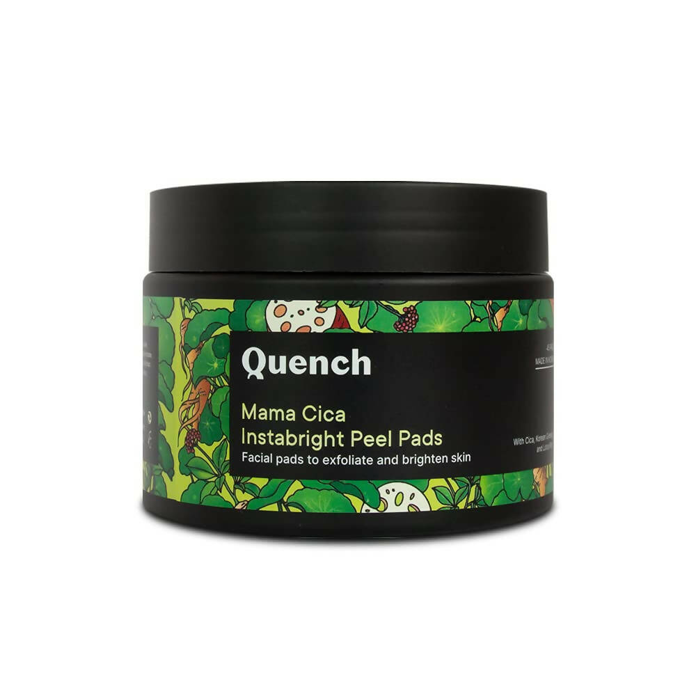 Quench Botanics Mama Cica Instabright Peel Pads - Korean Skincare | Swadesiicart