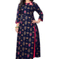 NOZ2TOZ Women Blue Rayon Kurta (1pc) - Noz2Toz