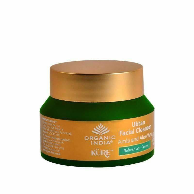 Organic India Ubtan Facial Cleanser Amla Aloe Vera - Swadesiicart