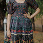 Aayaa Pure Chanderi Gown With Heavy Digital Print - Multi Color